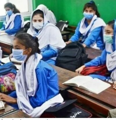 student's ready for the upcoming academic year during the summer break in Baluchistan province.