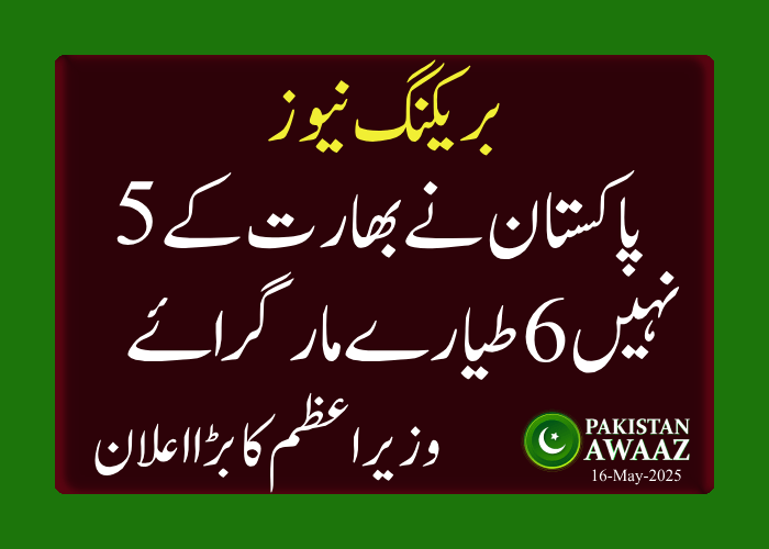 Six Indian jets shot down by Pakistan: PM Shehbaz