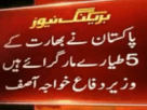 Pakistan Strikes Indian HQ, Downs Five Jets in Retaliation